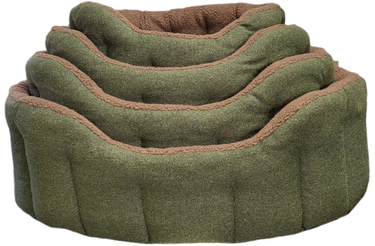 P&L ORKNEY TWEED FLEECE LINED BOLSTER BEDS