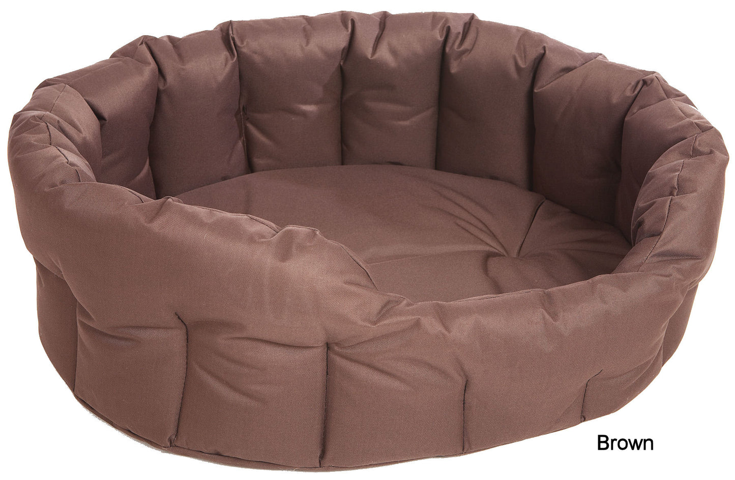 P&L Country Dog Heavy Duty Oval Drop Fronted Waterproof Softee Dog Beds