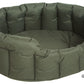 P&L Country Dog Heavy Duty Oval Drop Fronted Waterproof  Softee Dog Beds