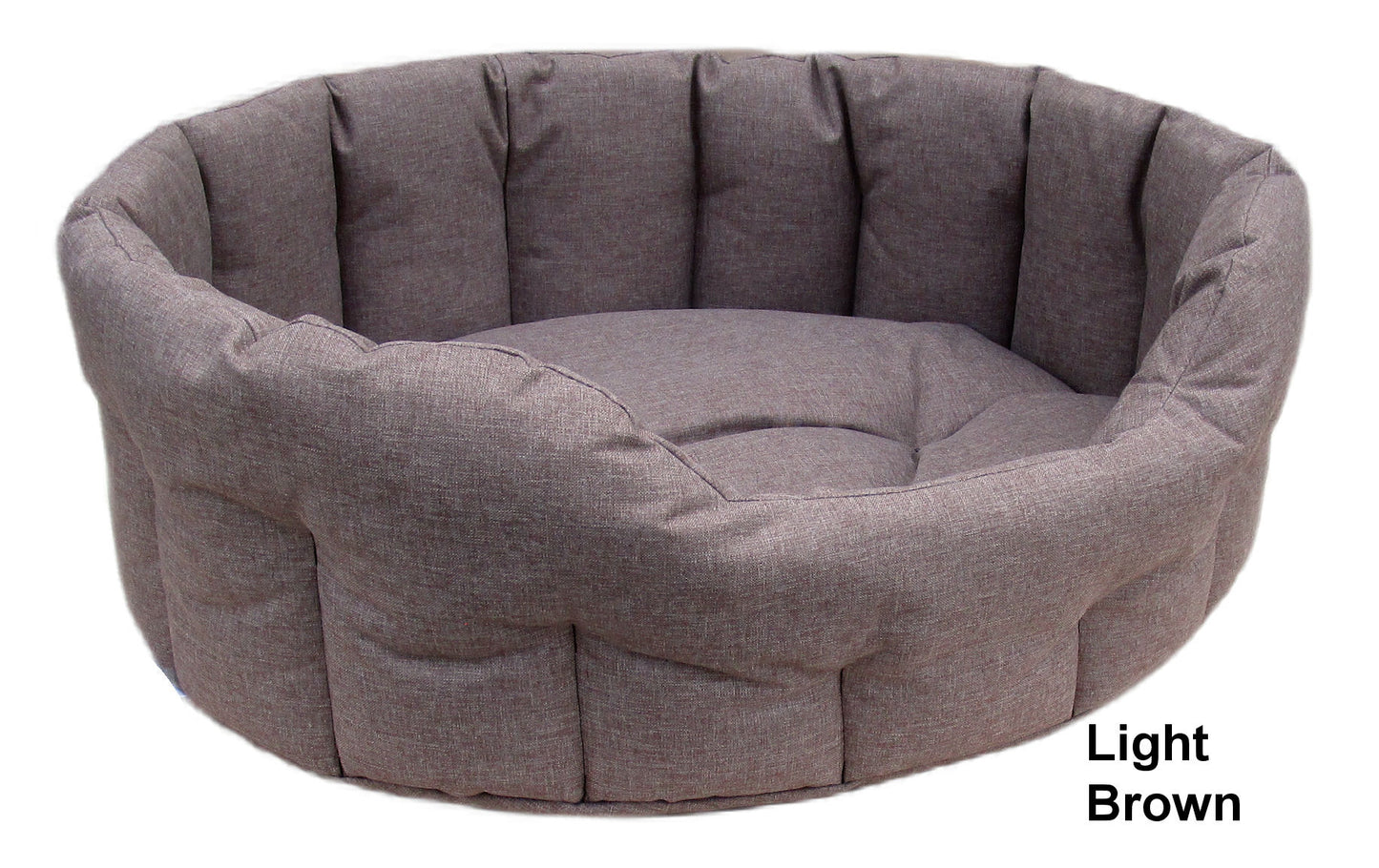 P&L Country Dog Heavy Duty Oval Drop Fronted Waterproof Softee Dog Beds