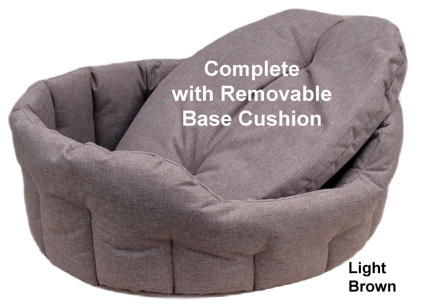 P&L Country Dog Heavy Duty Oval Drop Fronted Waterproof Softee Dog Beds