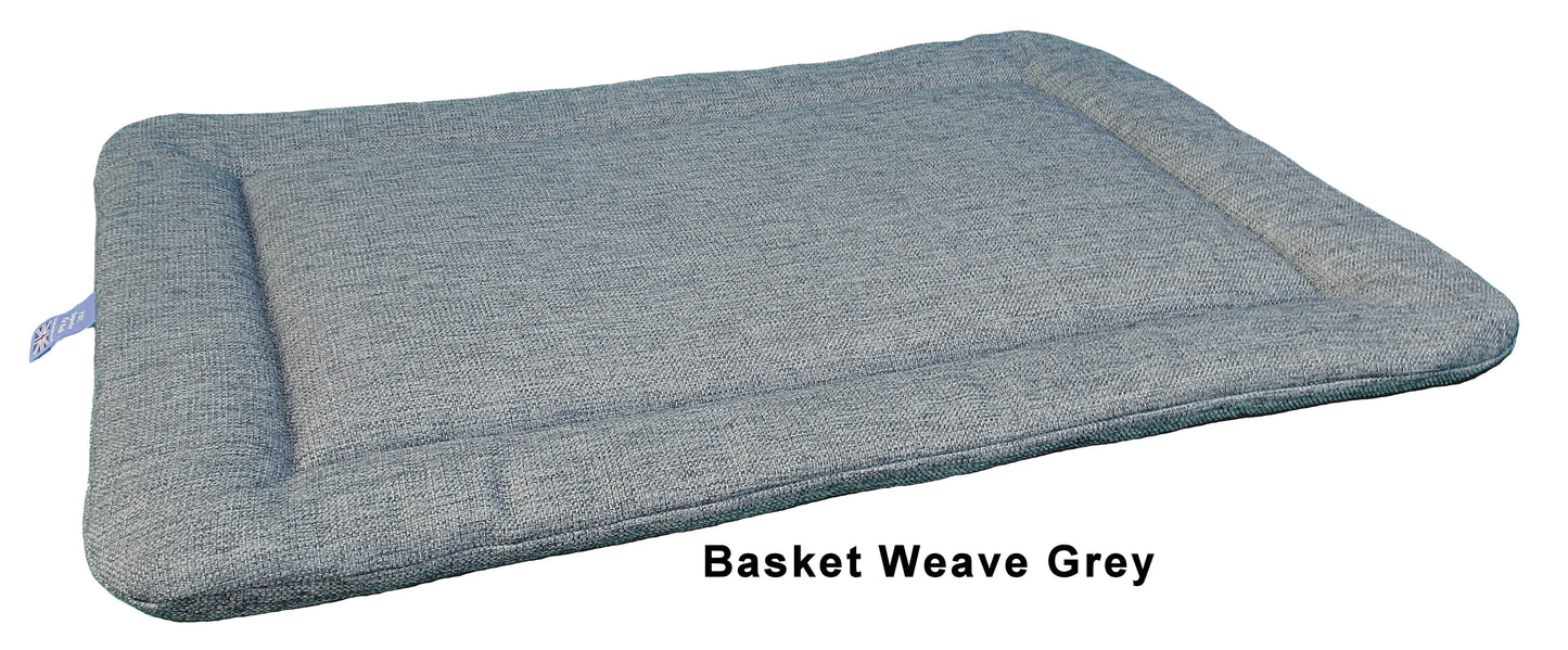Premium Heavy Duty Basket Weave Material Rectangular Cushion Pads