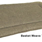 Premium Heavy Duty Basket Weave Material Rectangular Cushion Pads